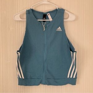 NWOT Adidas zip up tank XL